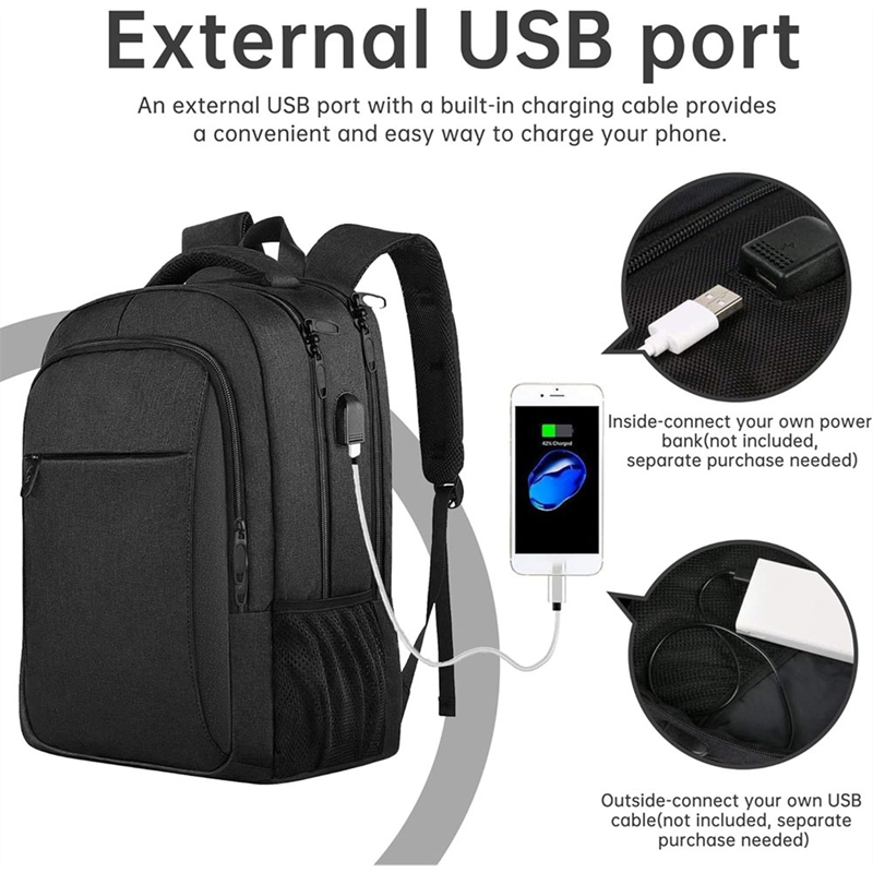 Anti Theft USB Waterproof Hard - Travel Backpack Anti Theft ulasan dan harga