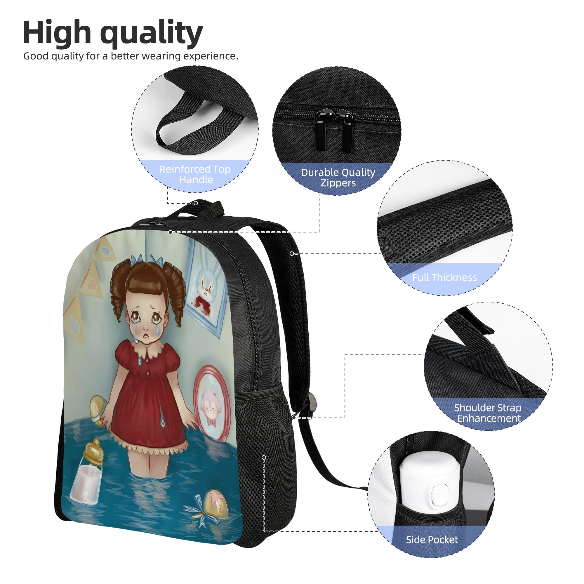 M-Melanie M-Martinez HADES Bac - School Backpack Teen ulasan dan harga