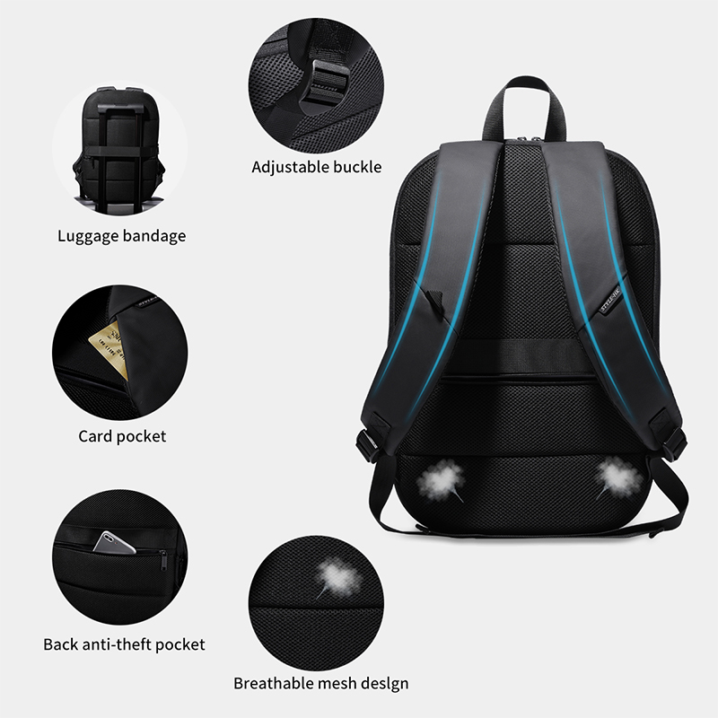 Heroic Knight Ultra-Thin Busin - Travel Backpack Anti Theft ulasan dan harga
