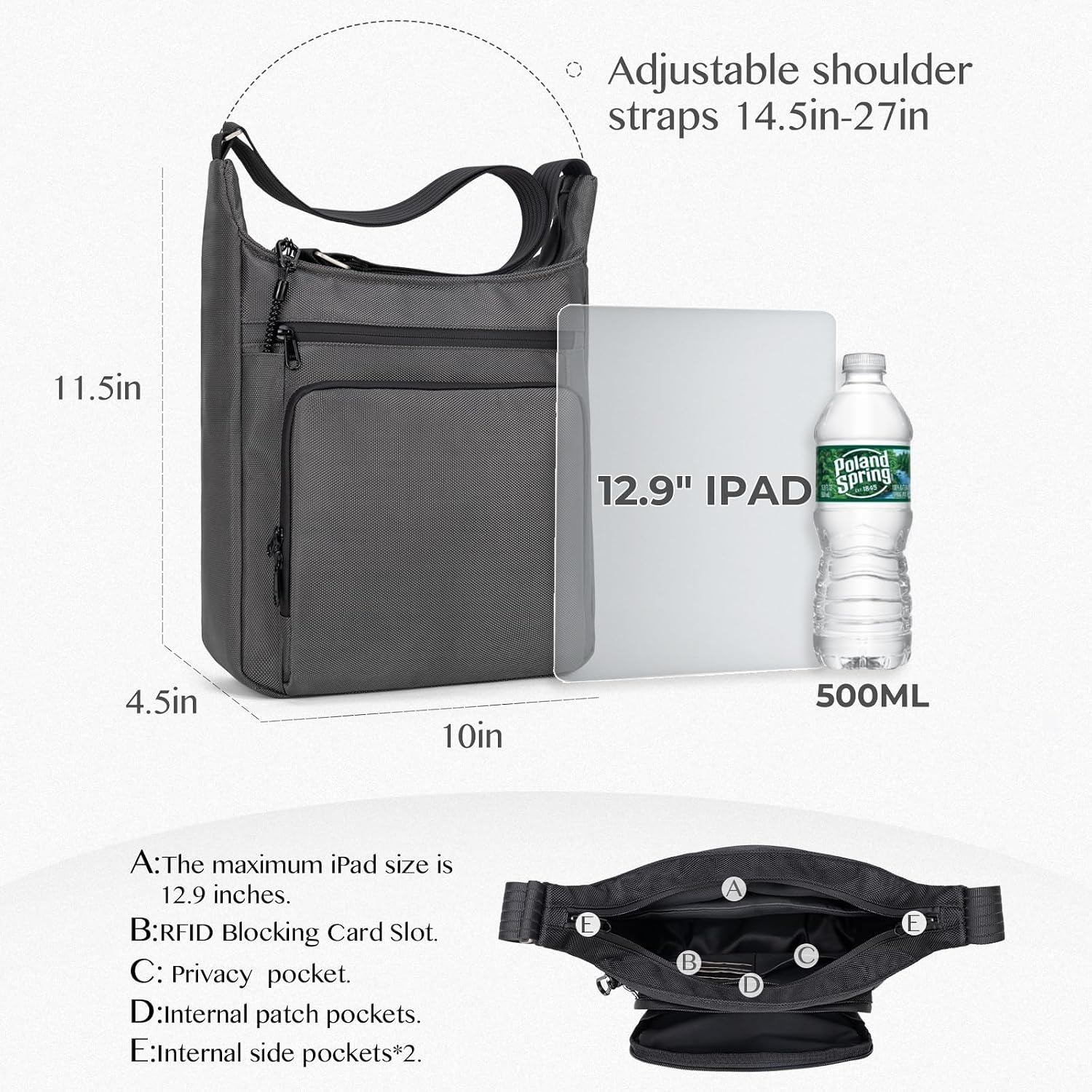 Sling Backpack Anti theft Cros - Travel Backpack Anti Theft ulasan dan harga