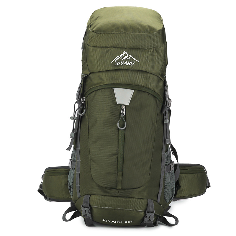 60L Camping Backpack Travel Ba - Rain Cover Backpack ulasan dan harga