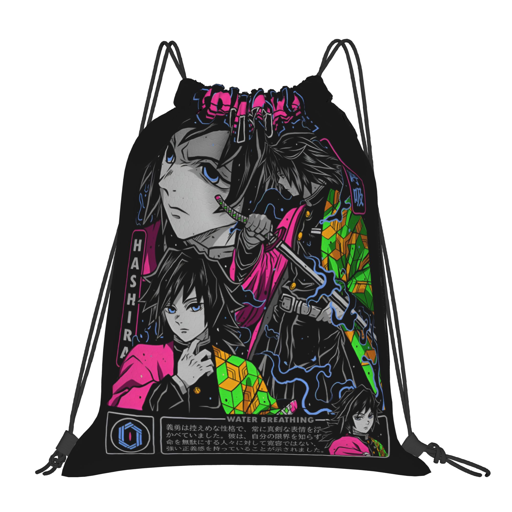Custom Demon Slayers Drawstrin - Drawstring Gym Bag ulasan dan harga