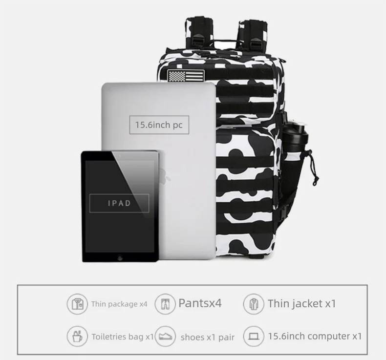45L/35L/25L Tactical Backpack  - Hiking Backpack Waterproof ulasan dan harga